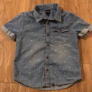 Boys Short Sleeve Button Up